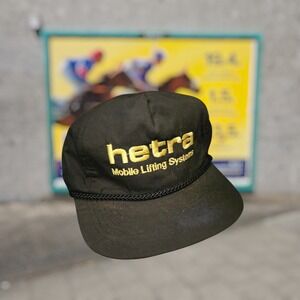VTG Designer Pro Hetra Mobile Lifting Systems Hat Black GUC OSFA RopeR Strapback